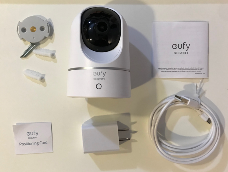 Eufy Indoor Cam 2K Pan and Tilt 鏡頭旋轉2K室內智能攝影機