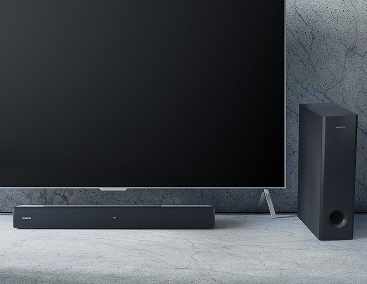 Creative Stage V2 2.1 Soundbar and Subwoofer