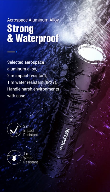 {MPower} Nextorch P81 USB 充電 2600 流明 LED Flashlight 電筒 - 原裝行貨