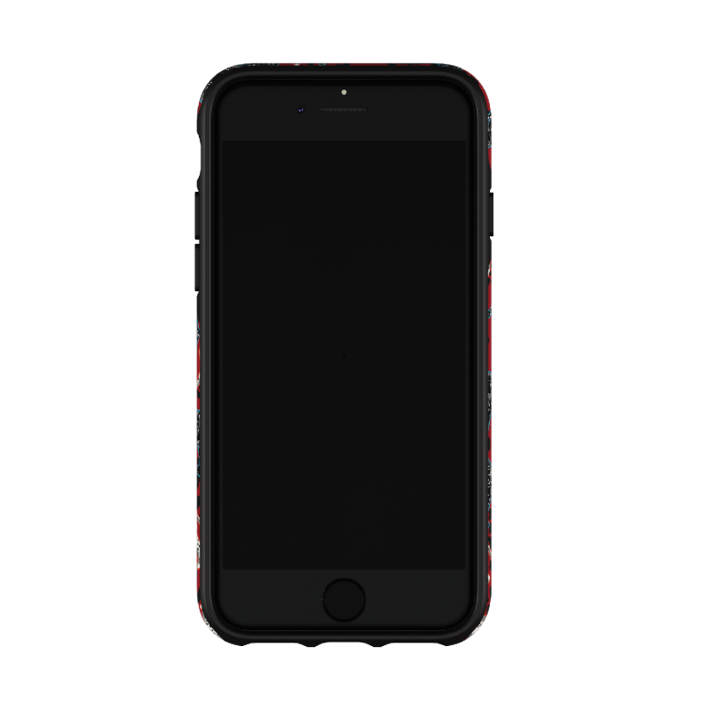 Richmond & Finch ​iPhone SE(2020)/8/7/6S/6 Case -火紅獵豹 Samba Red Leopard - GOLD DETAILS(42983)