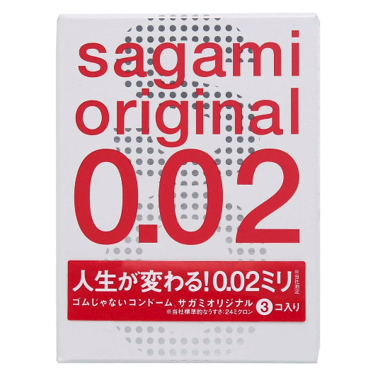 Sagami 相模原創 0.02 (第二代) PU 安全套 (3 片裝)
