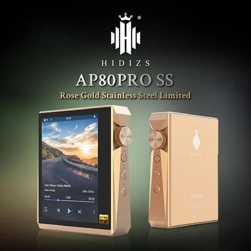 Hidizs AP80 Pro SS Rose Gold Limited Edition 不銹鋼版播放器
