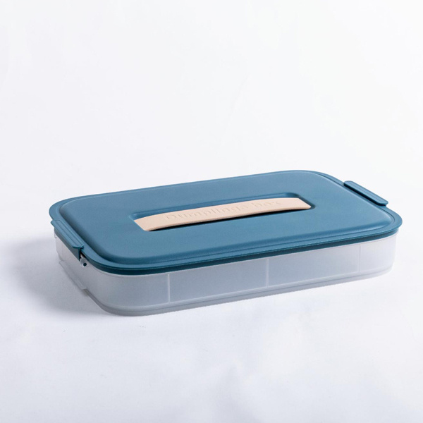 Pinmoo Dumpling Box可疊式手提水餃收納盒 (單層連蓋)