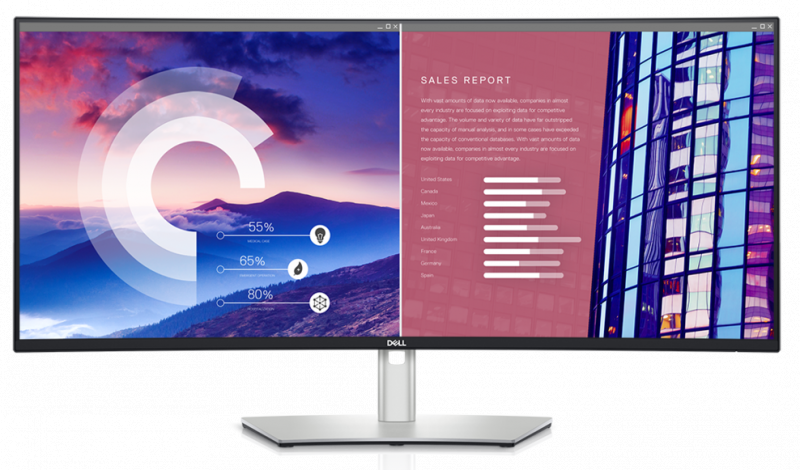 Dell UltraSharp U3824DW  37.5" 曲面 USB-C HUB顯示器