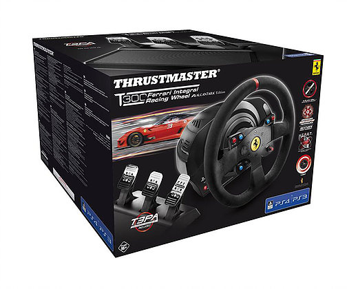 Thrustmaster T300AE Ferrari Integral Racing Wheel Alcantara Ed. 賽車遊戲方向盤