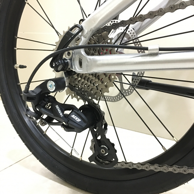 全新銀色FNHON 風行20" 碟煞KA2018 ALUMINIUM folding bike 鋁折叠車 上山加強版 11-32T X 53T