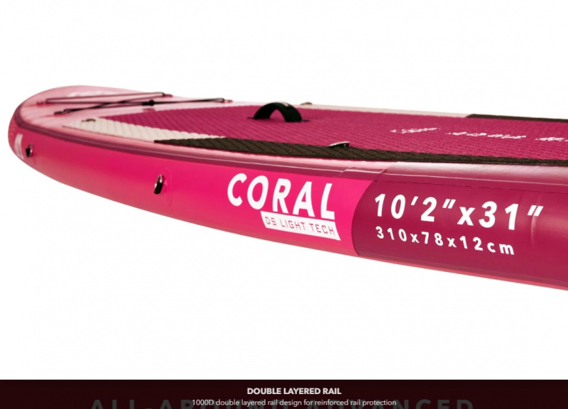 Pink Aqua Marina ISUP CORAL only 8.6kg combo set