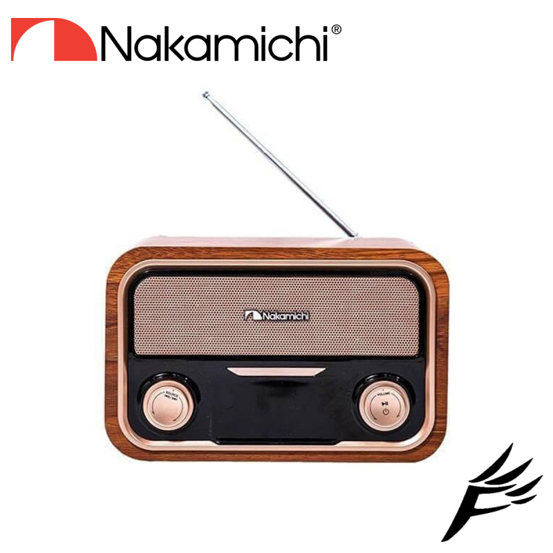 【限時】Nakamichi Sound box Lite 復古木製藍牙喇叭 [2.0ch]
