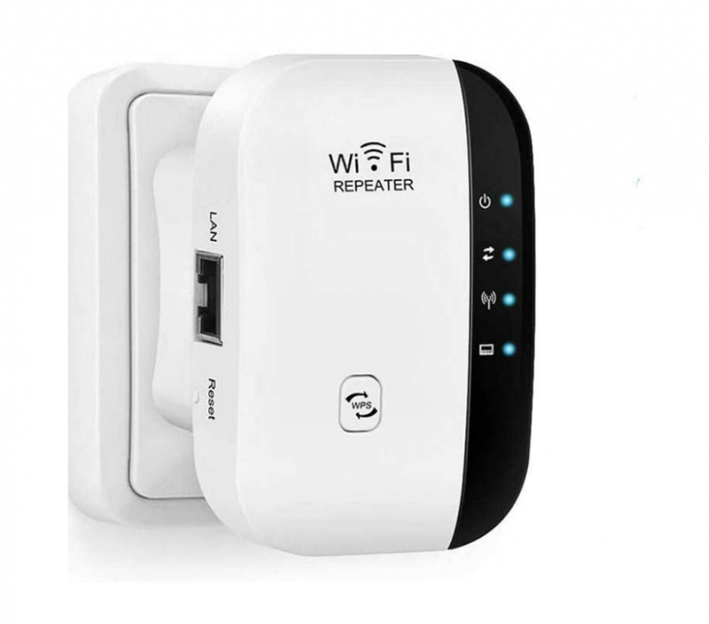 WiFi 信號增強器, 插蘇型 ,WiFi 範圍擴展器,高達300Mbps