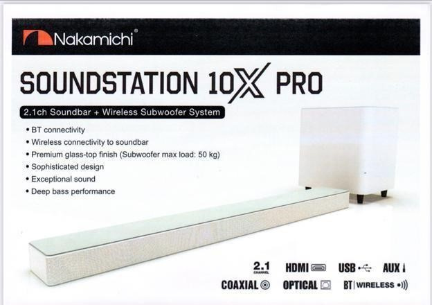 Nakamichi Soundstation 10X Pro 2.1聲道音響連無線低音音箱