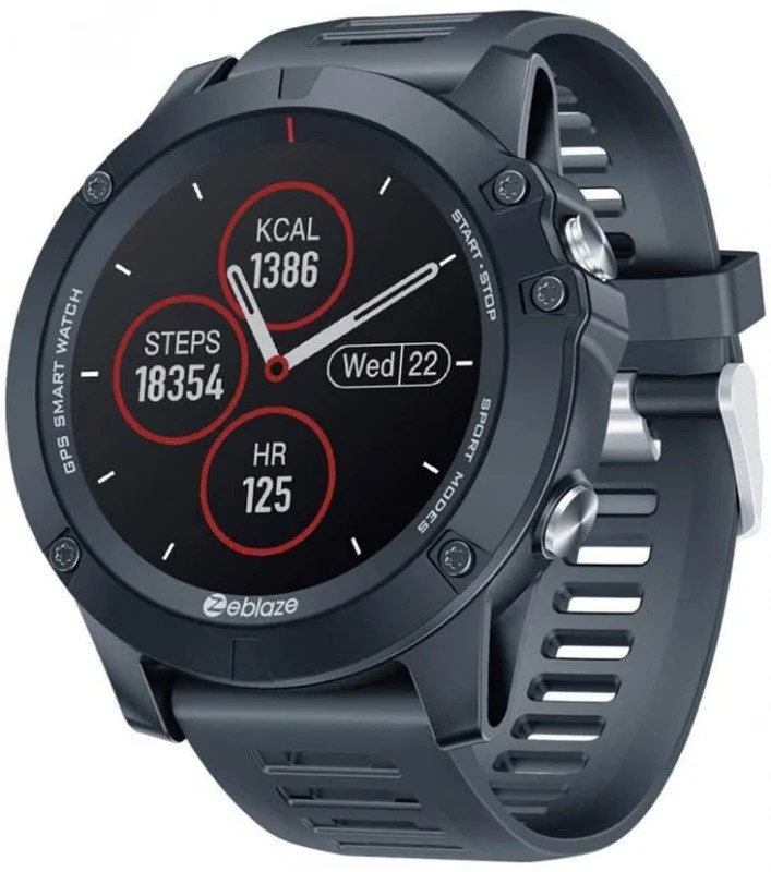 Zeblaze - VIBE 3 GPS 智能手錶 For Android/IOS 黑色