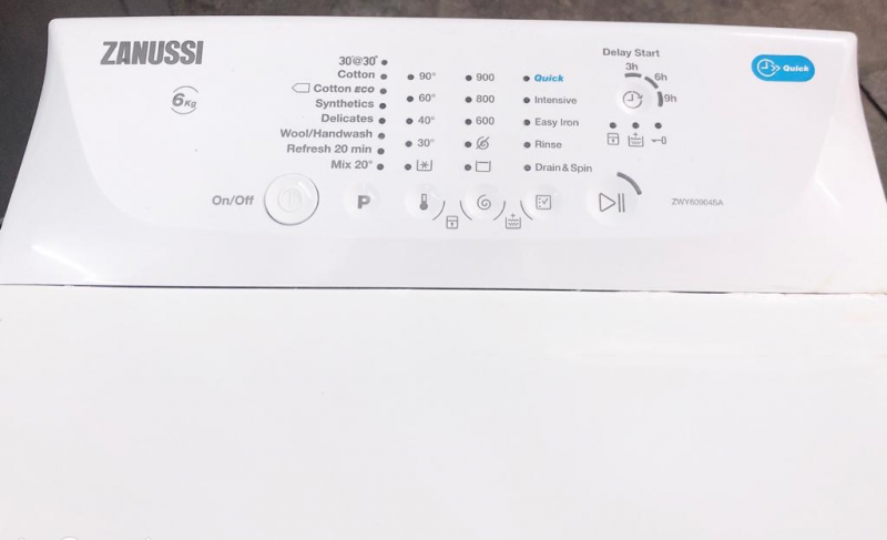 可信用卡付款))洗衣機 上置式(新款) ZWY60904SA 九成新以上 包送貨安裝及90天保用***