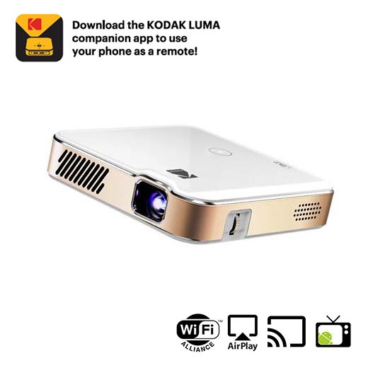 Kodak Luma 450升級版 便攜式智能Wi-Fi全高清迷你投影機(包專用三腳架）