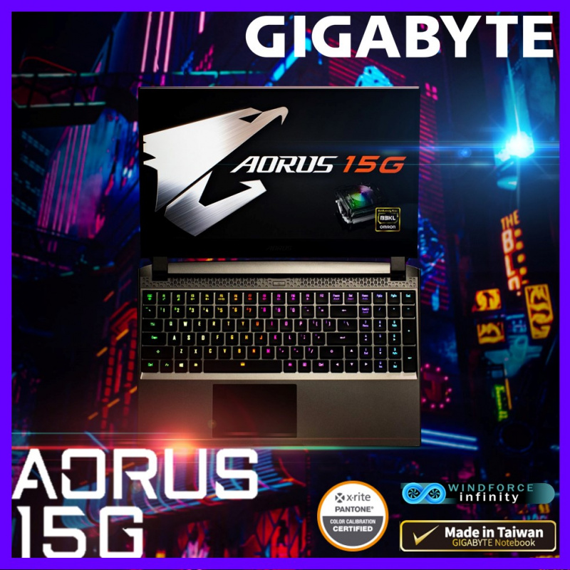 GIGABYTE AORUS 15G KC 15.6"電競筆電( i7-10870H / RTX3060 / 240Hz)