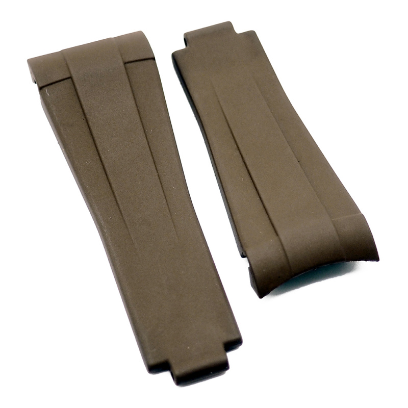 20mm 優質橡膠彎頭代用錶帶 合適 Rolex Submariner 及 Sea-Dweller