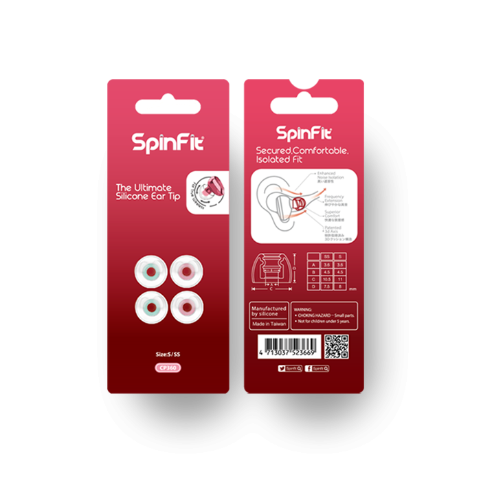 SpinFit 真無線耳機專用耳塞 CP360