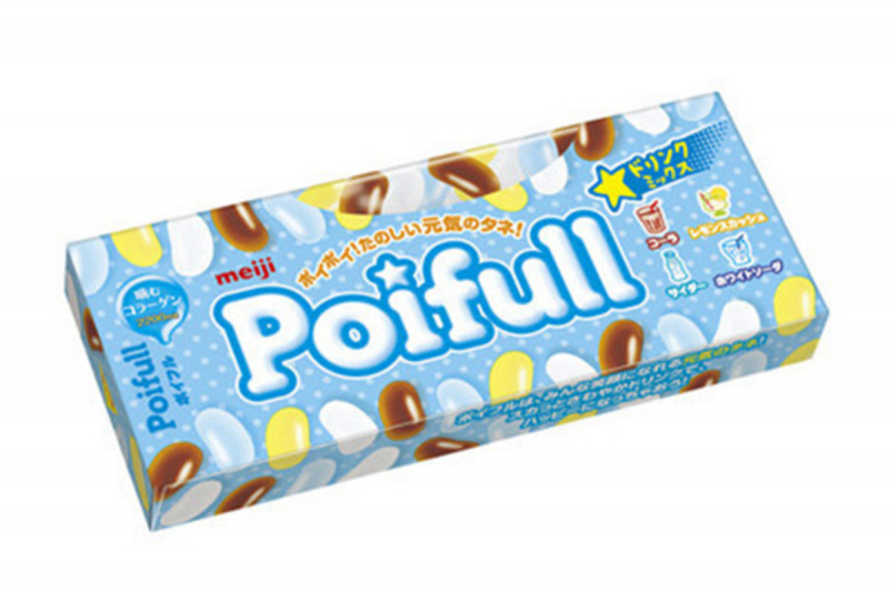 日版 明治 Poifull 軟糖 (粉藍色波子汽水味) 53g (3件裝)【市集世界 - 日本市集】