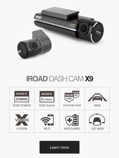 IROAD DASH CAM X9 高清行車記錄儀
