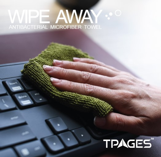 Tpages WIPE AWAY抗菌超細纖維毛巾