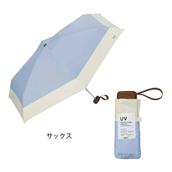 W.P.C WPC 17cm可折疊口袋遮光雨傘 (801-6423/801-16423) [8色]