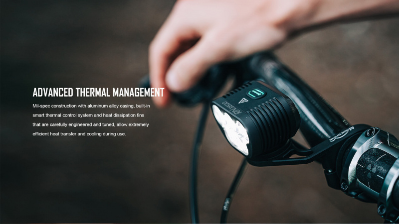 Olight RN3500 3500流明 MTB 單車燈 頭燈 USB充電 尿袋