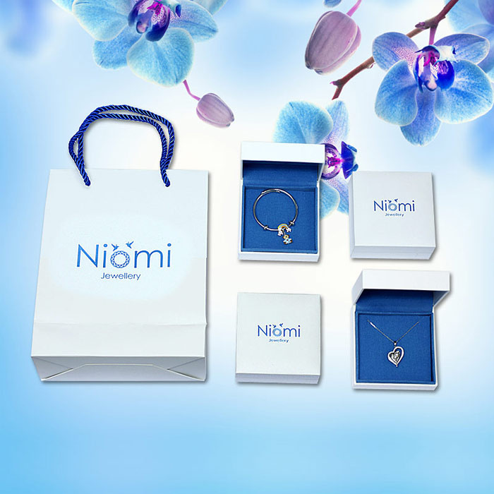 Niomi 跳動懸浮 高仿鑽心形純銀戒指 日本專利設計