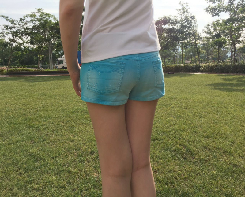 翠藍短褲