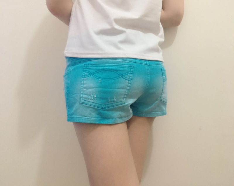 翠藍短褲
