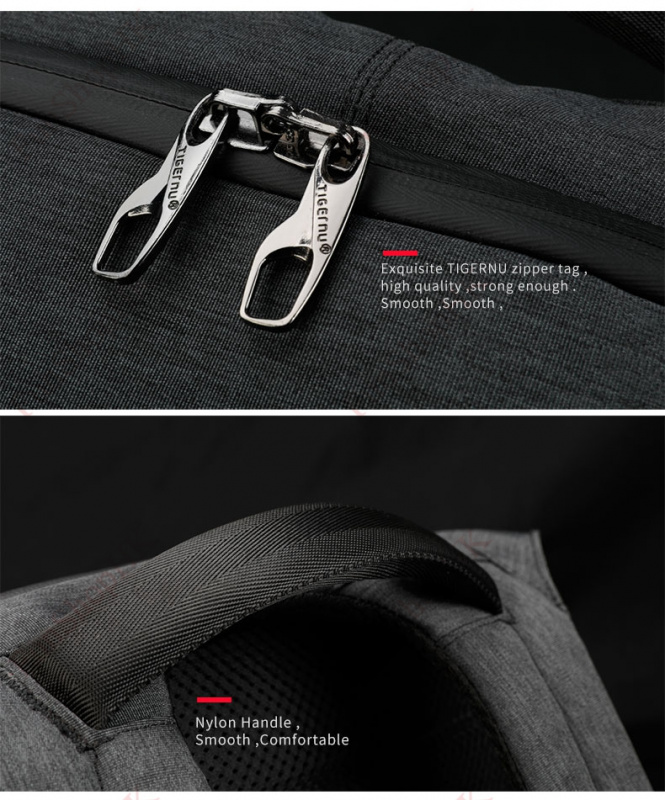Tigernu 防盜雙肩背囊 [2色] (2018休閒款A)