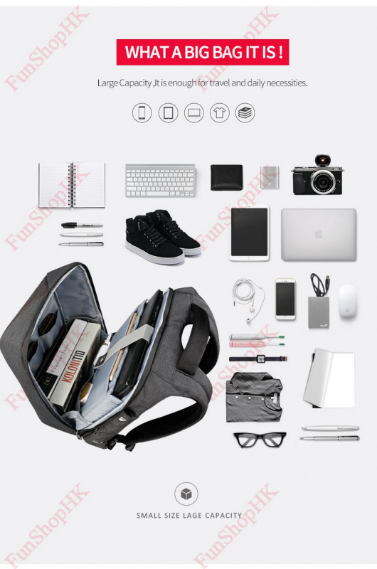 Tigernu 防盜雙肩背囊 [2色] (2018休閒款A)