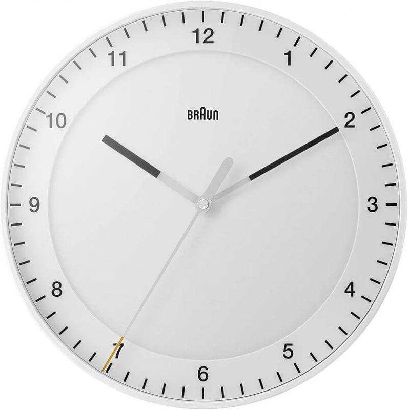 German Braun Classic Analogue Wall Clock (Large)