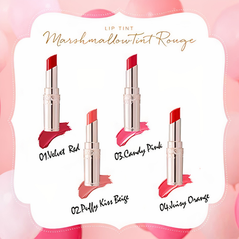 [KOSE] FORTUNE Marshmallow Tint Rouge Lipstickx