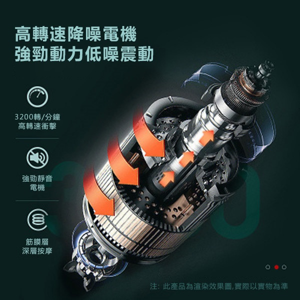 韓國B&C 最新款便攜式深層全身肌肉放鬆電動按摩槍