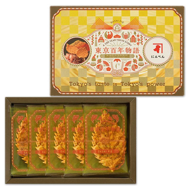 日本C3 東京百年物語 鰹魚絲咖哩辣蕃茄 葉形薄脆片禮盒 (1盒5件)【市集世界 - 日本市集】