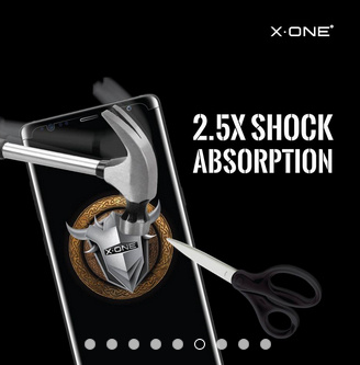 X-One Note 8 Case Friendly Seamless Stealth Armor Enhanced Screen Protector (Front and Back)
