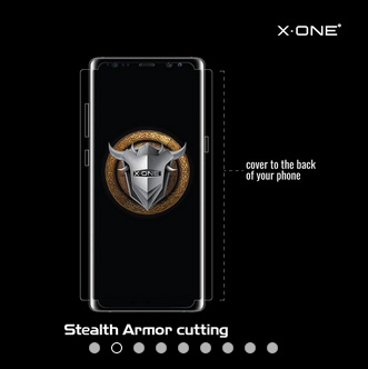 X-One Note 8 Case Friendly Seamless Stealth Armor Enhanced Screen Protector (Front and Back)