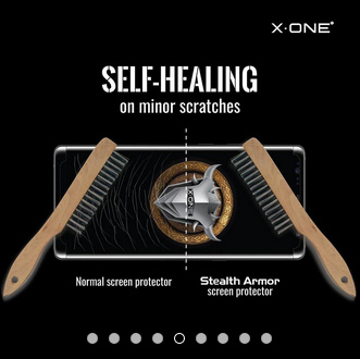 X-One Note 8 Case Friendly Seamless Stealth Armor Enhanced Screen Protector (Front and Back)