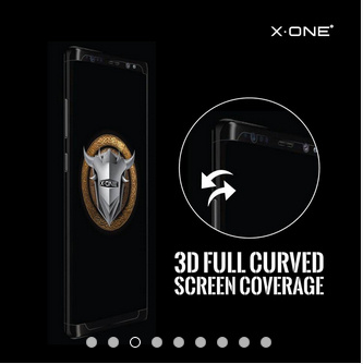 X-One Note 8 Case Friendly Seamless Stealth Armor Enhanced Screen Protector (Front and Back)