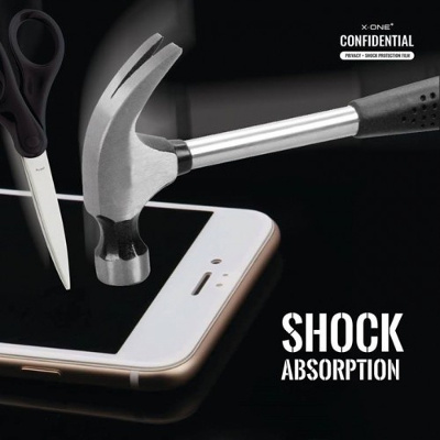 X-One iPhone X / 8 / 8+ / 7 / 7+ 全屏防窺防爆貼