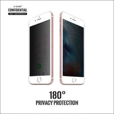 X-One iPhone X / 8 / 8+ / 7 / 7+ 全屏防窺防爆貼