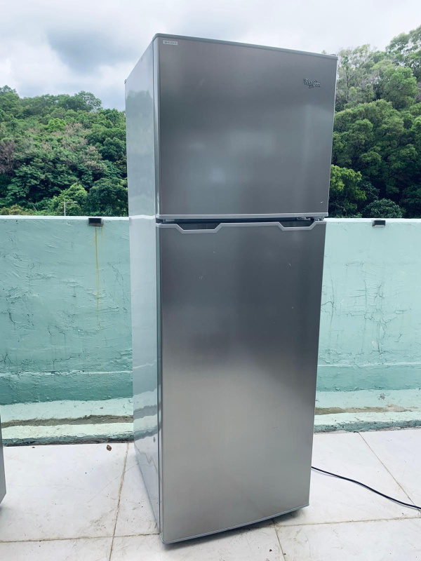 可信用卡付款))雪櫃2門(最新款大容量)WF365 銀面95%新 169CM高 免費送貨及包保用