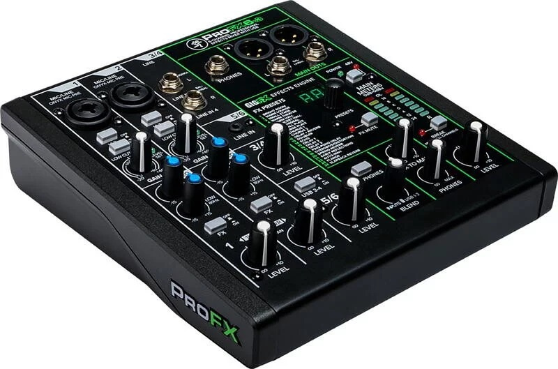 【全港免運費】Mackie ProFX6v3 6-CH Effects Mixer W/USB 直播 實況 混音器 介面 內建效果