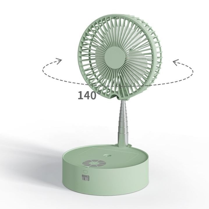 【全港免運費】N98  便攜折疊搖頭加濕升降風扇