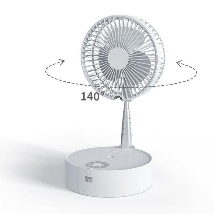 【全港免運費】N98  便攜折疊搖頭加濕升降風扇