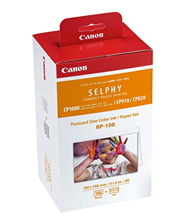 Canon RP-108 Color Ink/Paper Set Selphy CP1000 系列用4R相紙