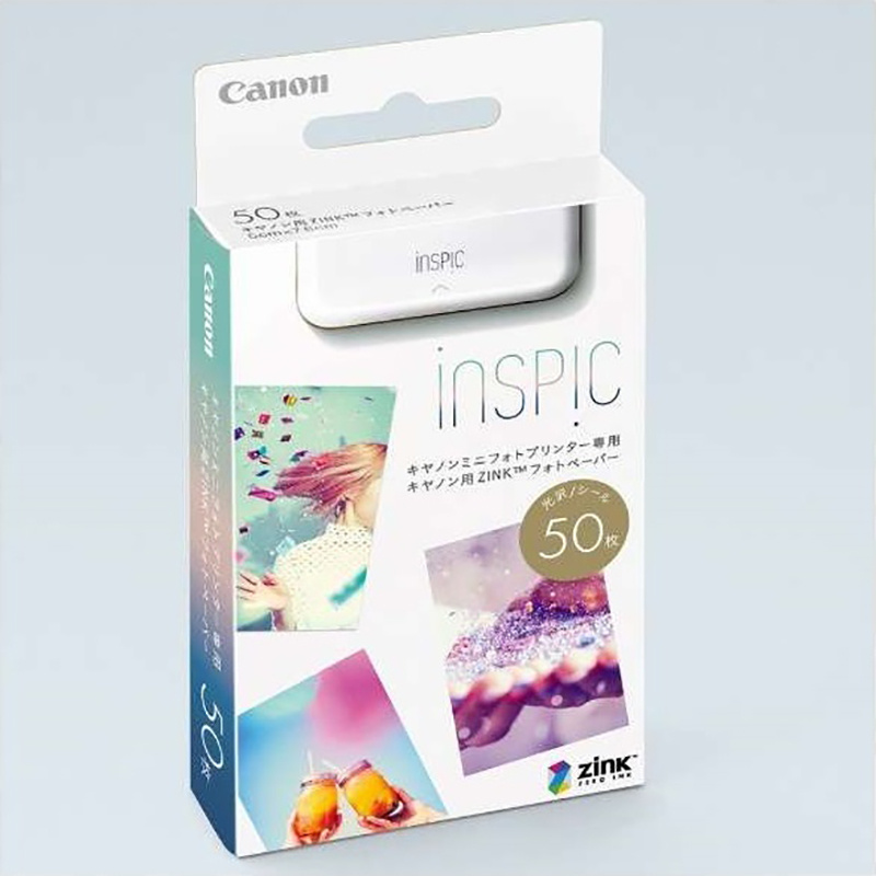 CANON INSPIC ZINK ZERO INK PHOTO PAPER ZP-2030-50 (50 SHEETS) 佳能即影即印相片紙 (50 枚)