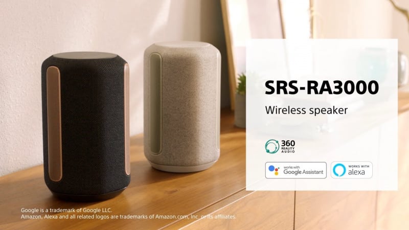 【香港行貨 一年保養】索尼 Sony SRS-RA3000 全方位音效無線擴音器