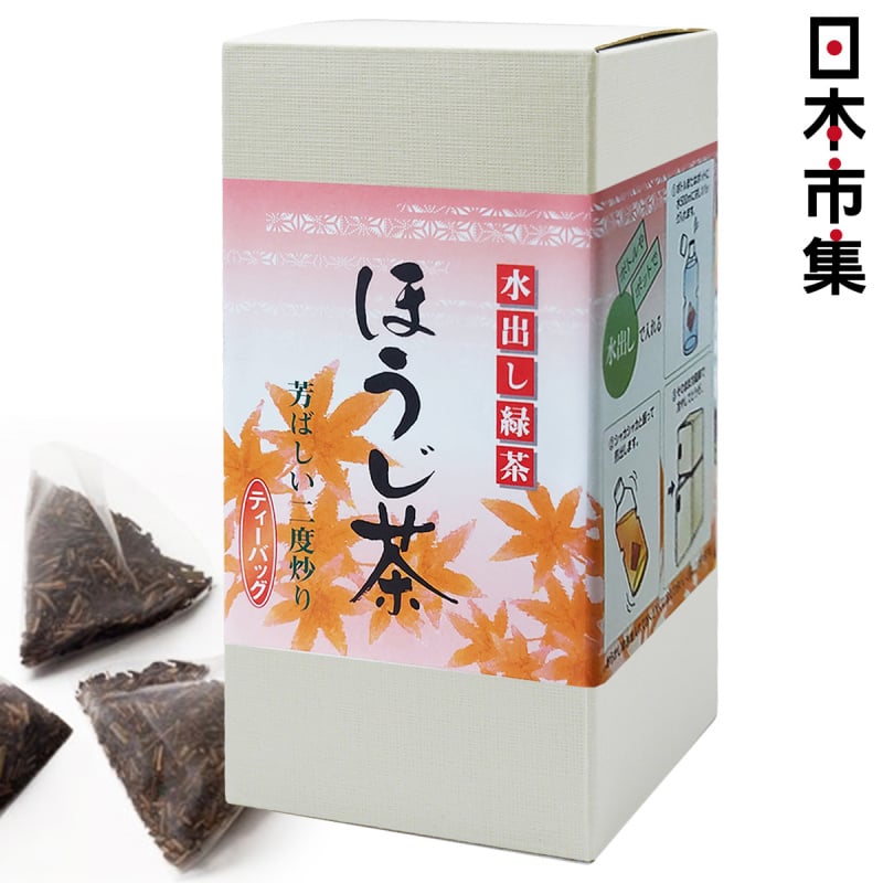 日本 丸七製茶ななや 三角盒裝茶包 焙茶 水出冷熱均可 (3.9gx20包)【市集世界 - 日本市集】