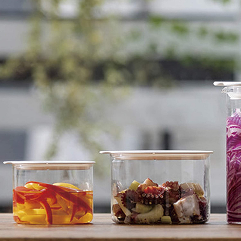 日版Hario 耐熱玻璃 日本製密實玻璃食物盒 400ml【市集世界 - 日本市集】
