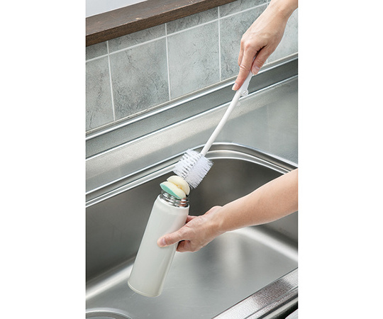 日本 MAMEITA KB-823 可折疊杯瓶底部清潔刷